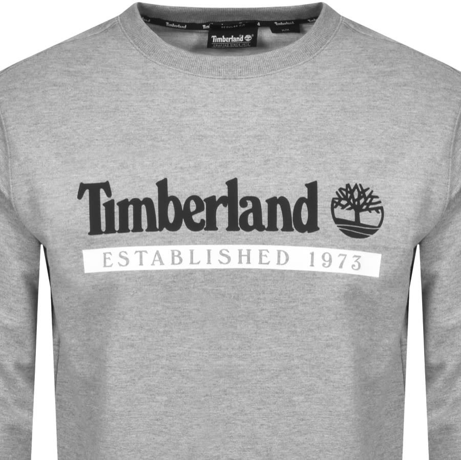 Alternative Image for ProductTimberland Crew Neck Logo Sweatshirt Grey2